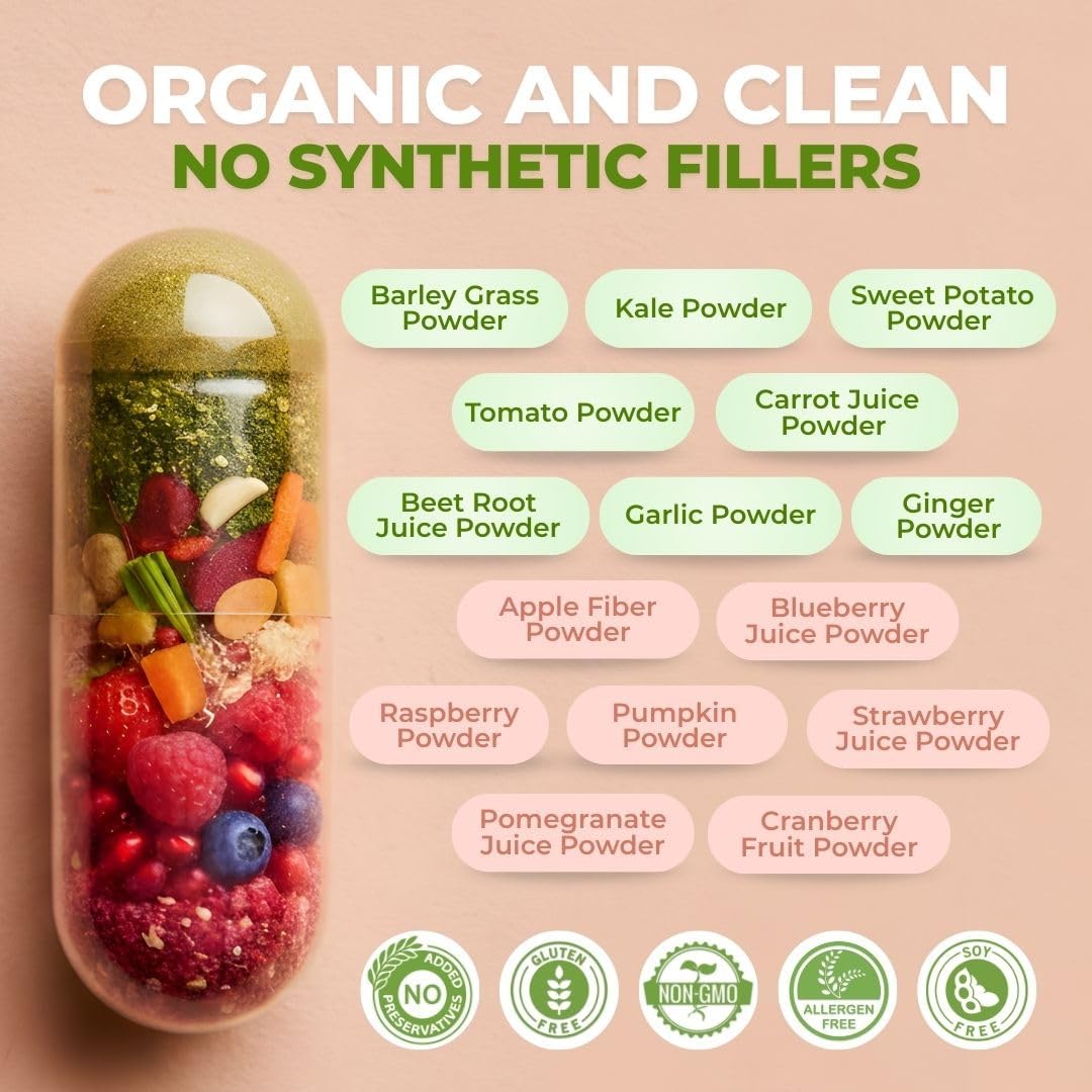 Vital Super Fruits & Veggies – Daily – Vegans and vegetarians wanting plant-based nutrition. – Image 5