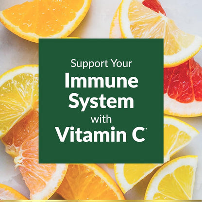 Nature's Bounty Vitamin C 1000mg, Supports Immune and Antioxidant Health, 300 Vegetarian Caplets