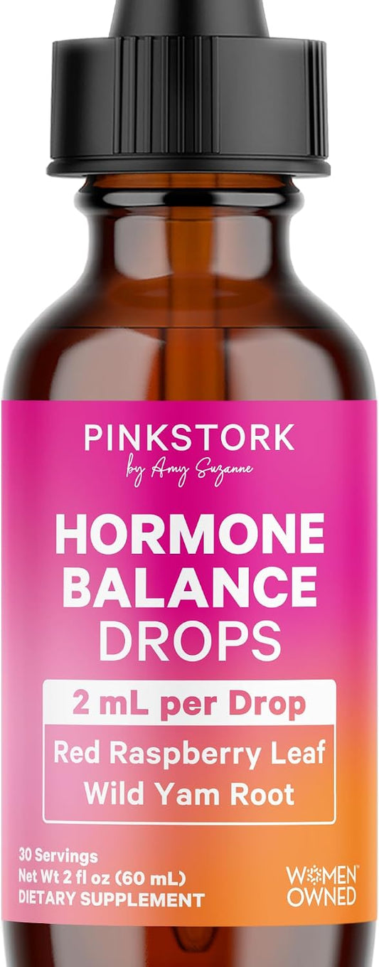 Pink Stork Hormone Balance Drops for Women's - 60mL, 30 Servings – Image 1