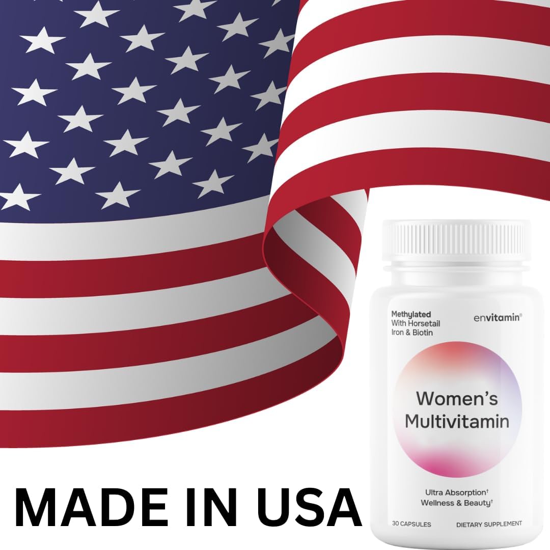 envitamin Women's's Methylated Multivitamin – Want to support hair, skin, and nails with biotin and horsetail – Image 7