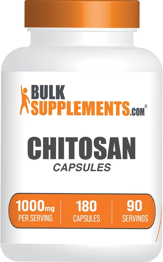 Chitosan Capsules 1000mg – 180 Capsules – Weight Management Support: By binding to dietary fats, chitosan may – Image 1
