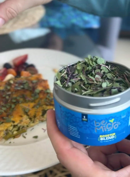BeMicro Wholefood Microgreens - USA Grown, Small Batch, Nrf2 Activation - Broccoli, Cabbage & Radish Blend (5g)