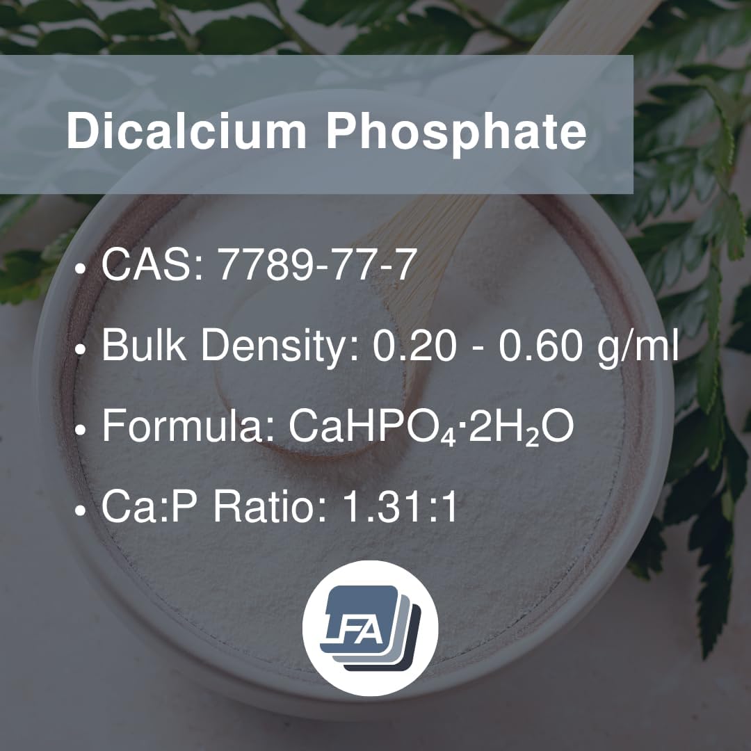 Dicalcium Phosphate Anhydrous DCP Powder - 25 kg - Food Anti-Caking Agent & Supplement Filler Excipient - görsel 2