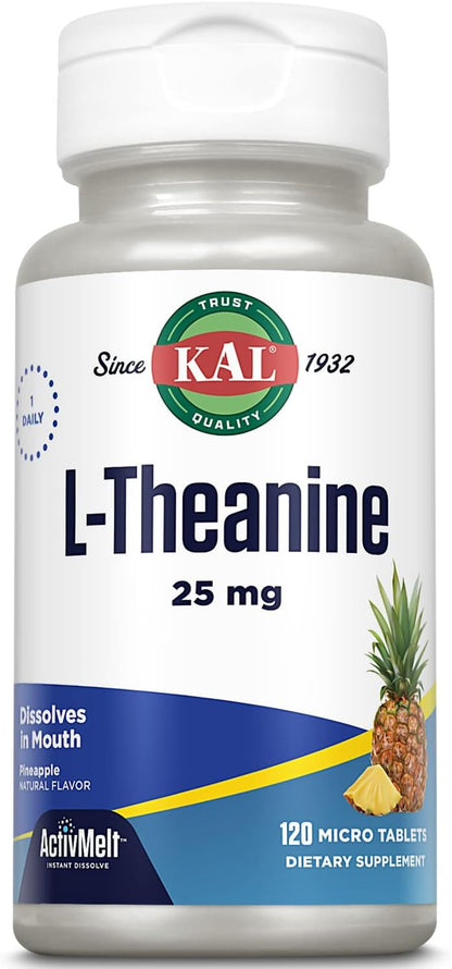 KAL L-Glutathione, Reduced Glutathione Supplement, High Absorption Antioxidant, Orange Flavour Instant Dissolve ActivMelt, Vegetarian, Lab Verified, 90 Servings, 90 Micro Tablets