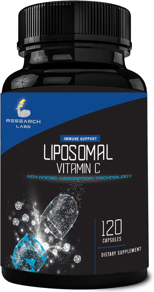 Research Labs LipoQuil-C Liposomal Vitamin C 1000mg – 120 Capsules – Image 1