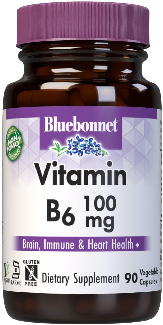 BlueBonnet Vitamin B6 100 mg – Energy, Nervous & Immune Support - görsel 1