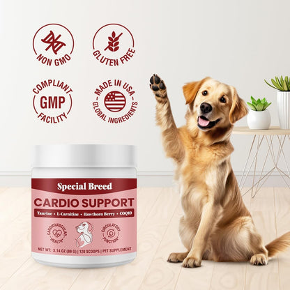 Special Breed Cardio Support for Dogs – – Organic Hawthorn Berry: Traditionally used to promote healthy blood flow – Image 4
