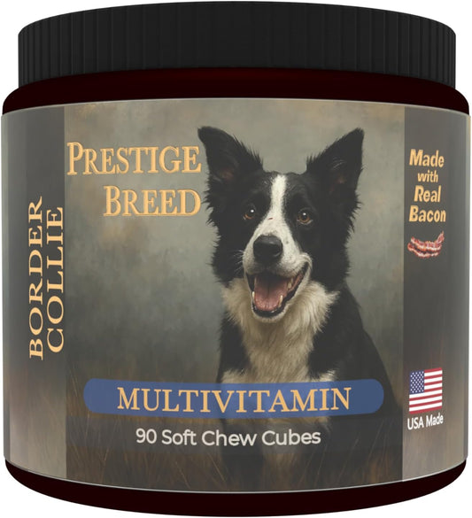 Border Collie Multivitamins, 90 Count, Made – Glucosamine, MSM, and Calcium Fructoborate – These work together to – Image 1
