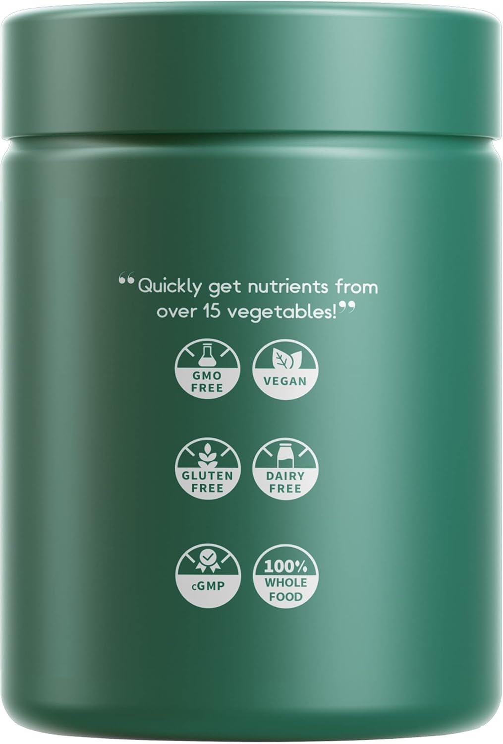 Codeage Instantfood Easy Veggies - Over 15 Vegetable Powders - Daily Vegan Wholefood Greens Supplement - 90 Capsules - görsel 3