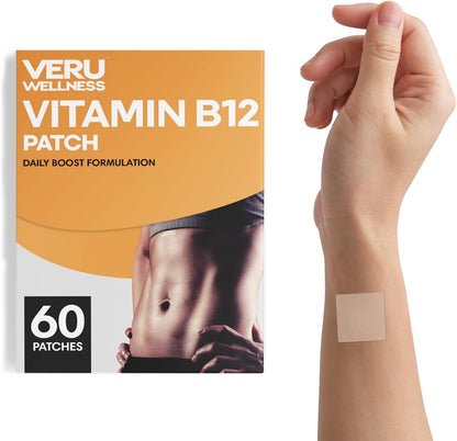 Veru Wellbeing B12 Energy Patch with – Older adults – As we age, our stomachs make less acid, which makes it – Image 2