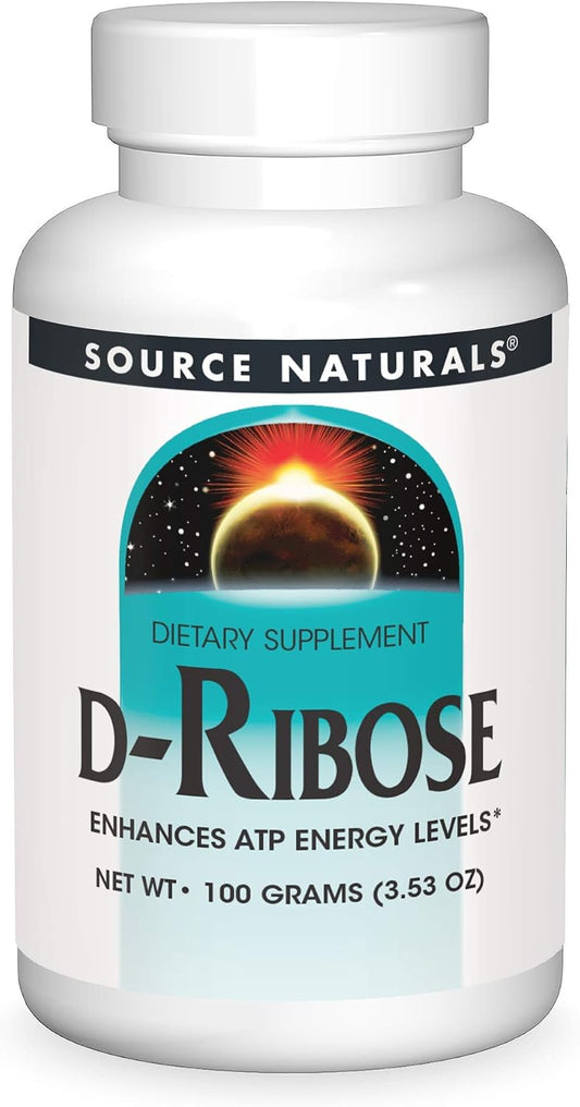 Source Naturals D-Ribose Powder, ATP Energy – Support energy levels – ATP is the primary fuel for cellular – Image 1