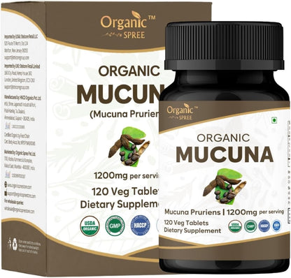 ORGANIC SPREE Mucuna Tablets - Certified – Stamina & Vitality: May help maintain physical stamina during daily – Image 9