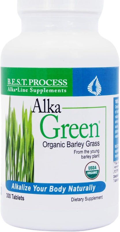 Alka•Green Tablets – Organic Barley Grass Supplement by Morter HealthSystem