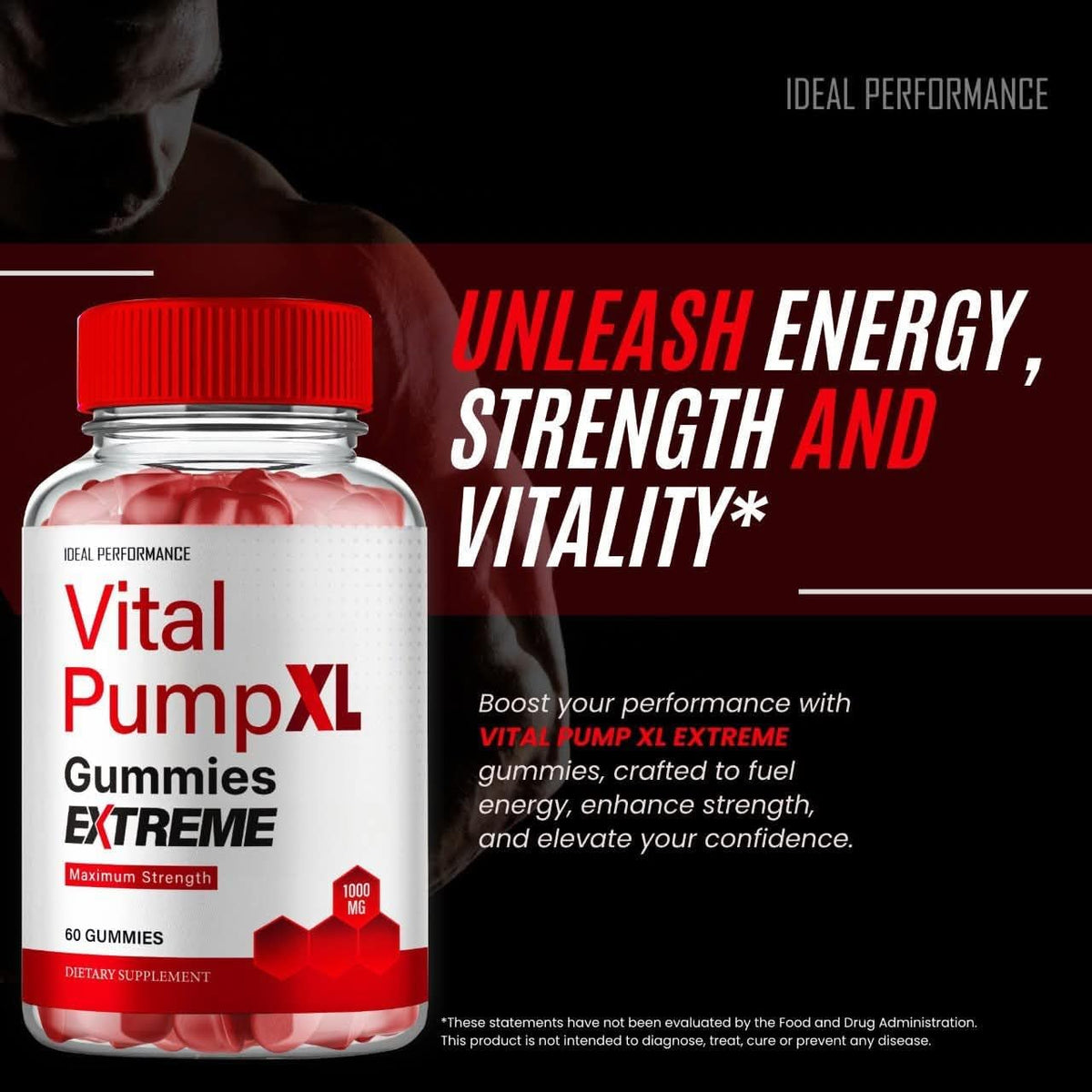 Vital PumpXL Gummies for Men - Maximum Strength Performance, All Natural Support (2 Pack) – Image 5