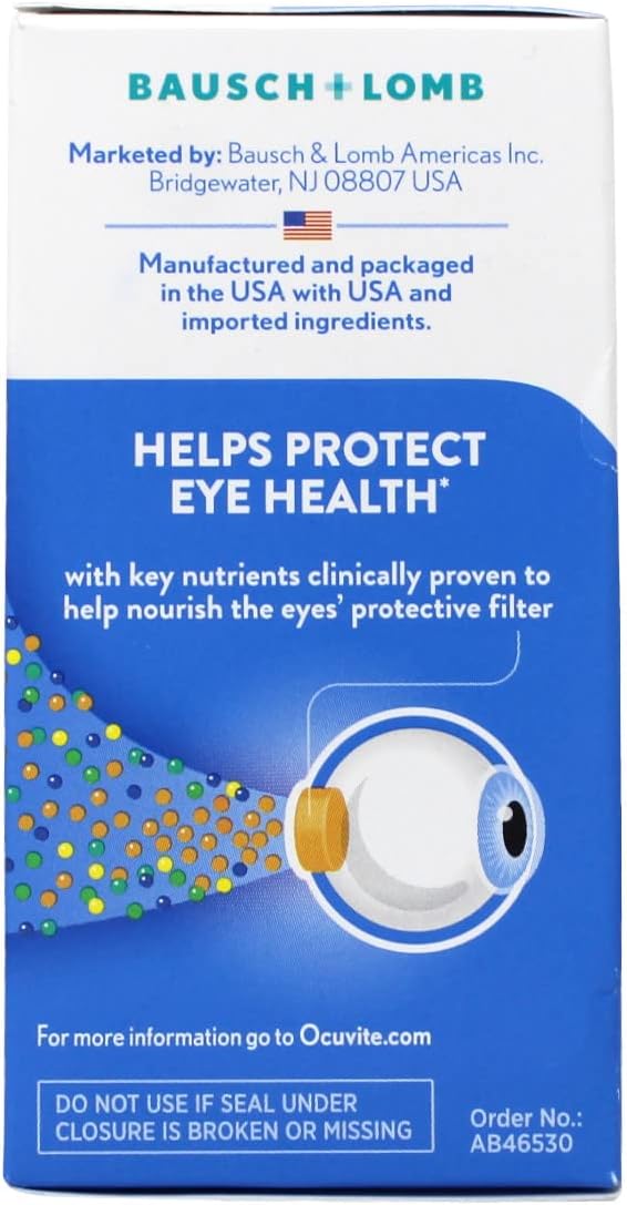 Ocuvite Adult 50+ Eye Vitamin - Lutein, Zeaxanthin & Omega-3, 150 Soft Gels (Pack of 3) - görsel 3