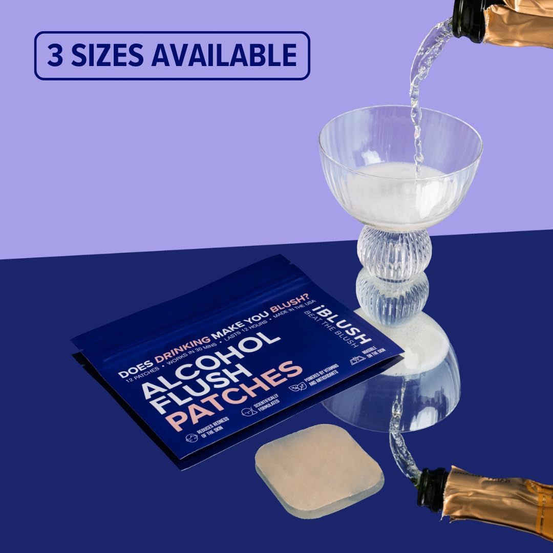 iBLUSH Alcohol Flush Patches – Discreet – Discreet Support: The patch is small and can be worn under clothing, so – Image 6