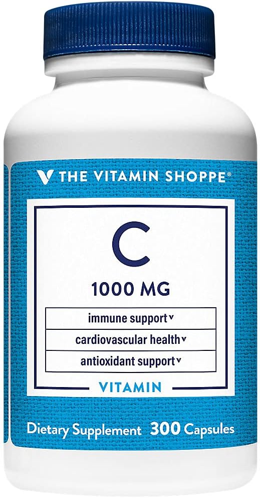 The Vitamin Shoppe Vitamin C 1000 mg - Immune Health & Antioxidant Support (300 Capsules) - görsel 5