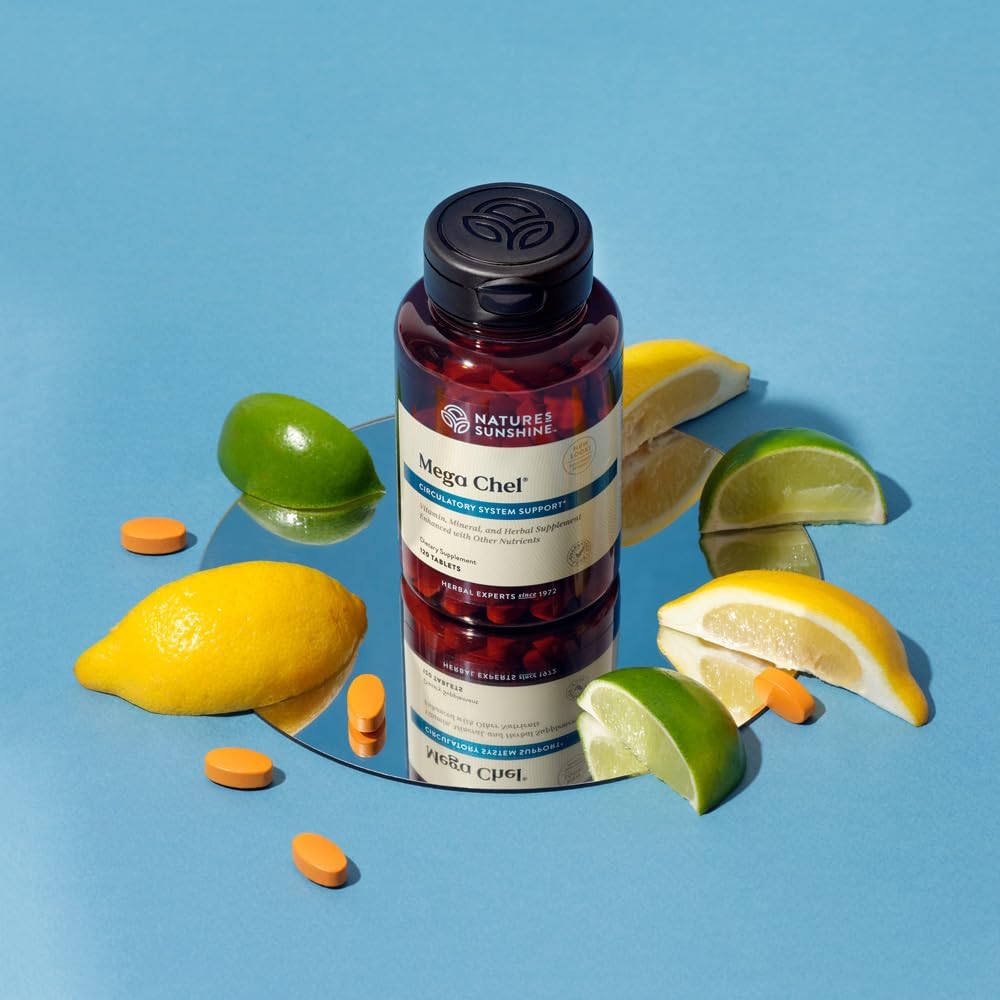 Nature's Sunshine Mega-Chel - 120 Tablets - görsel 4