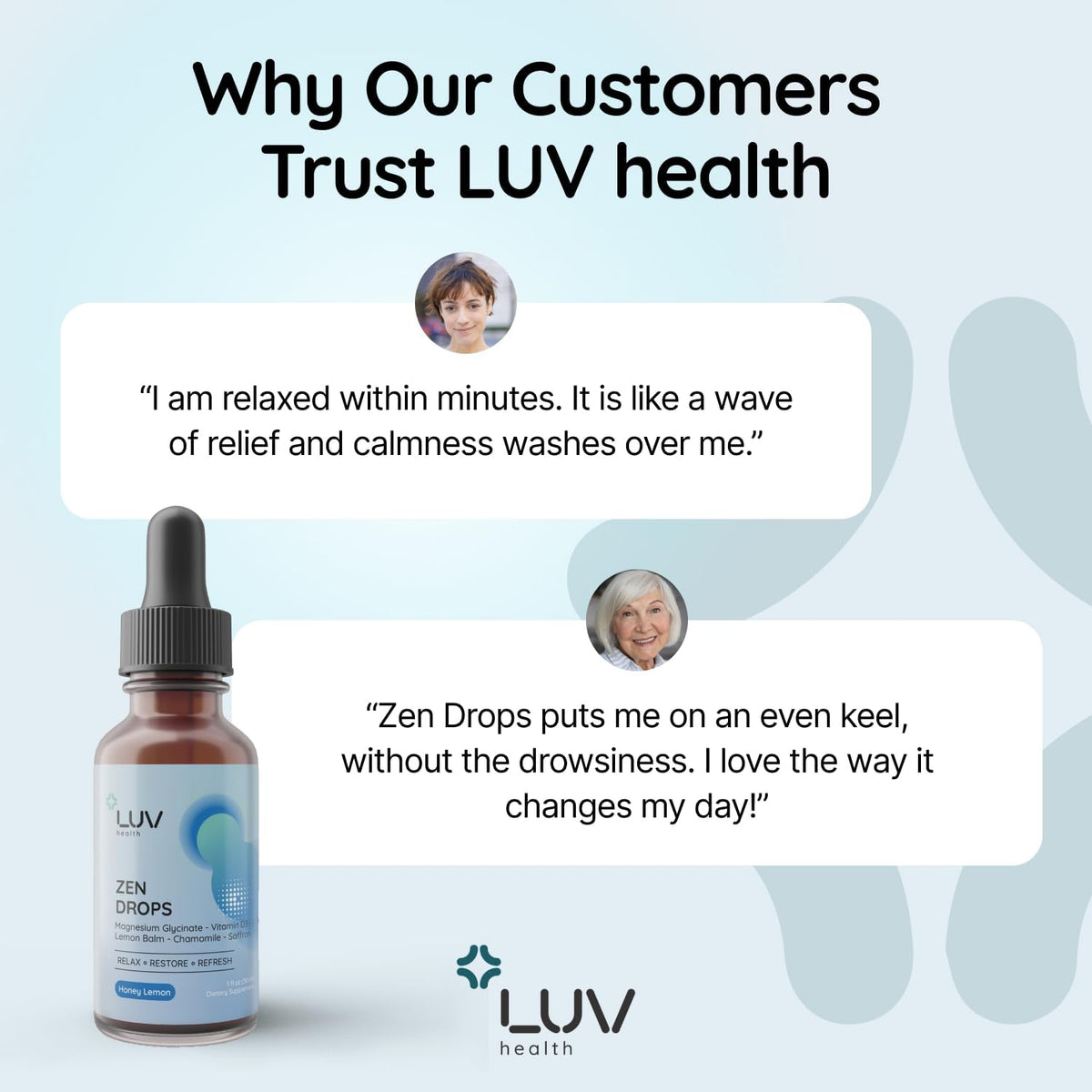 LUV Zen Drops: Anxiety and Stress Support – Quality Assurance: Manufactured in the USA with third-party lab – Image 5