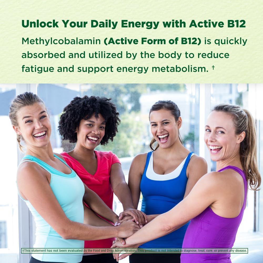 Methyl B12 1000mcg (120 Caps) – High – Supports sustained energy, nerve function, and heart health* – Image 3