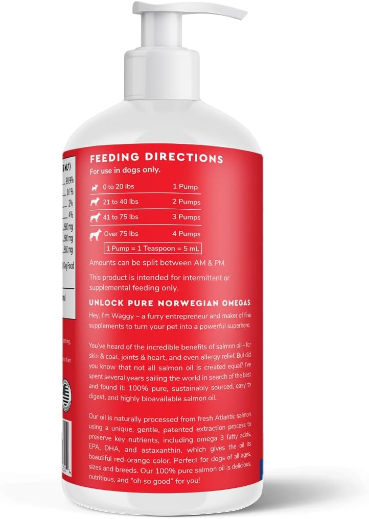 Premium Salmon Oil for Dogs – Pure Norwegian – Allergy and Itch Relief: The natural anti-inflammatory properties – Image 7