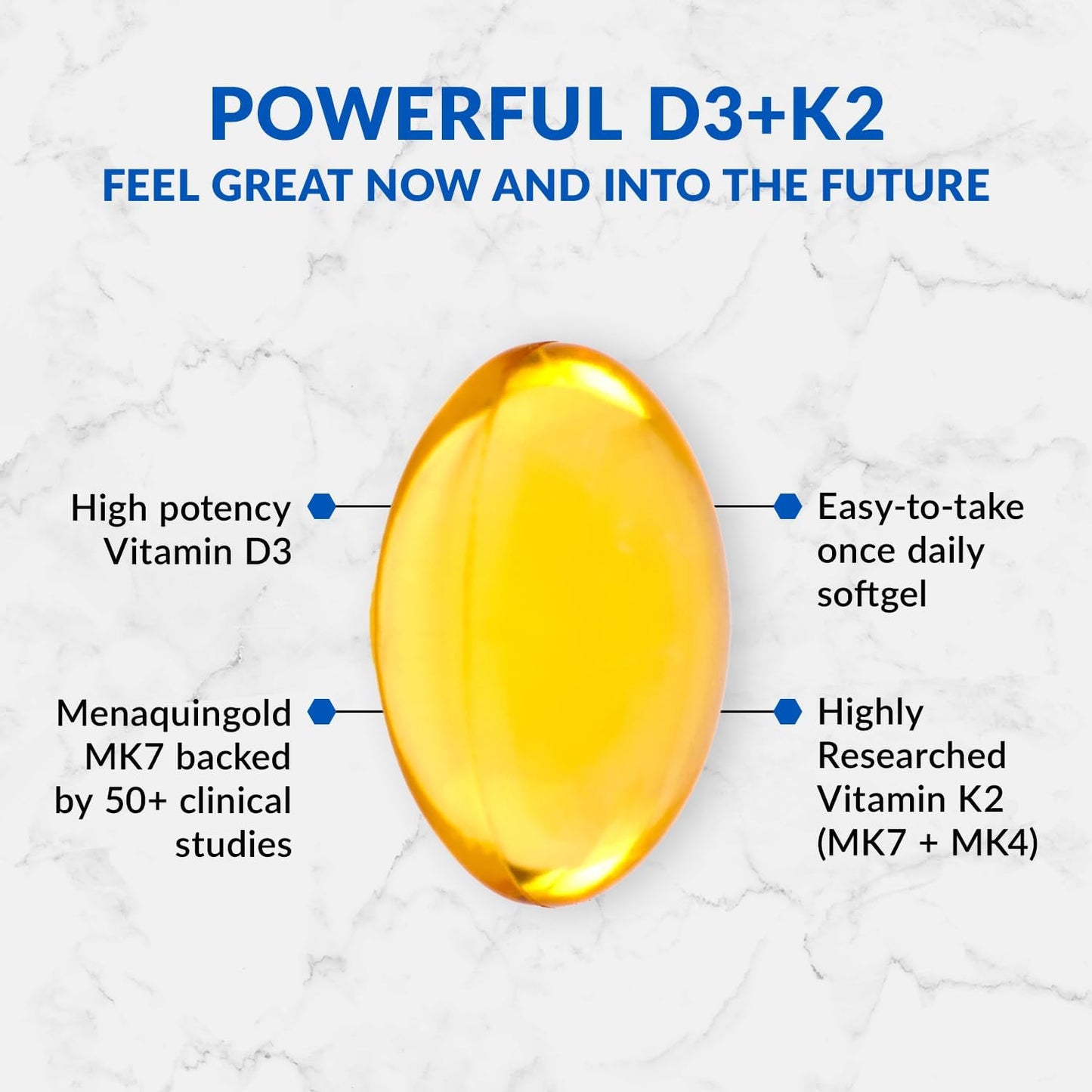 BioTrust Sol Joy, High-Potency Vitamin D3 K2 – High Potency (50 mcg) - görsel 3