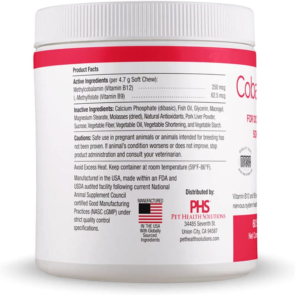 CobalaVet Vitamin B12 & B9 for Small Dogs & Cats – Supports the Nervous System, Brain Function, Immune Defence & Cell Growth – Blood Cell Formation – Metabolic Pathway – Liquid Supplement - görsel 3