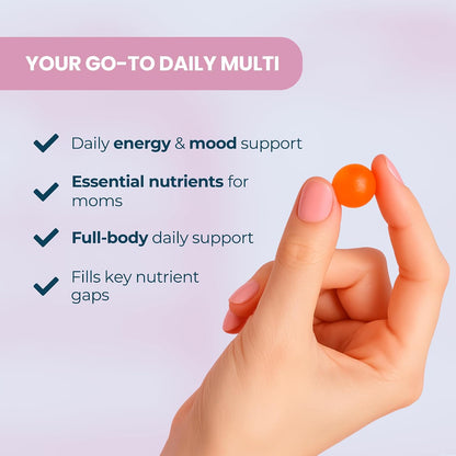 Baby Blues Multivitamin for Women's - Daily – Hair, skin & nails: Biotin, zinc, and vitamin E are well-known for – Image 2