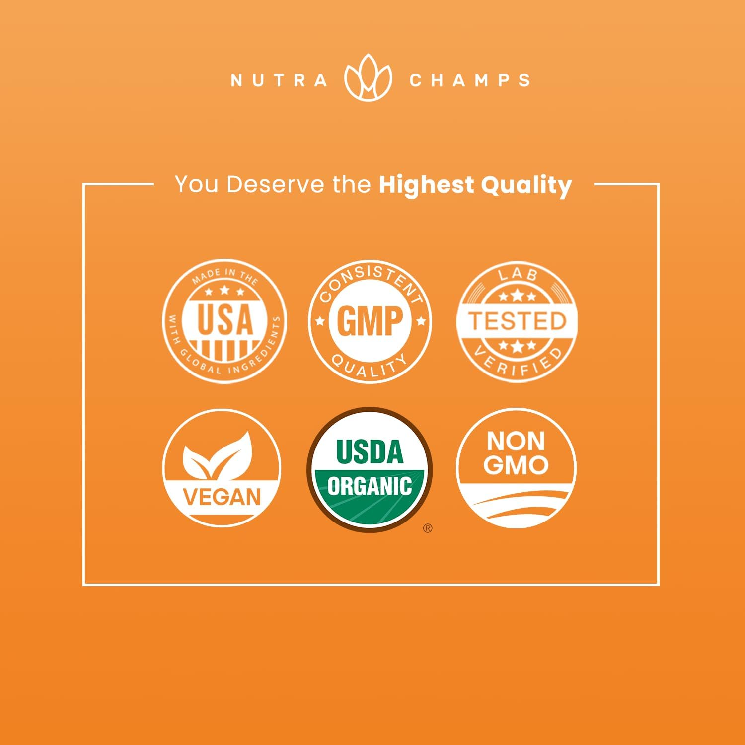 NutraChamps USDA Organic Maca Root Capsules, 2100mg, 180 Capsules - görsel 6