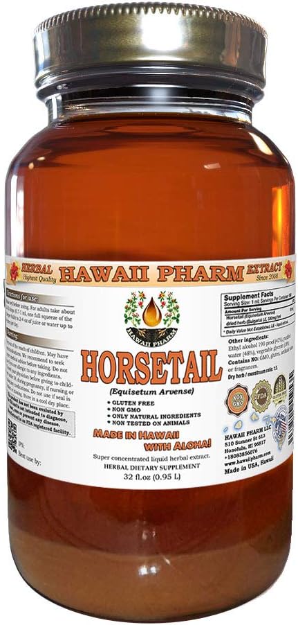 Hawaii Pharm Horsetail (Equisetum arvense) Liquid Extract 4x120mL - görsel 8