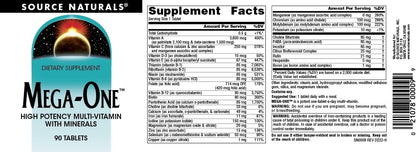 Source Naturals Mega-One Multi-Vitamin with Minerals – Image 4