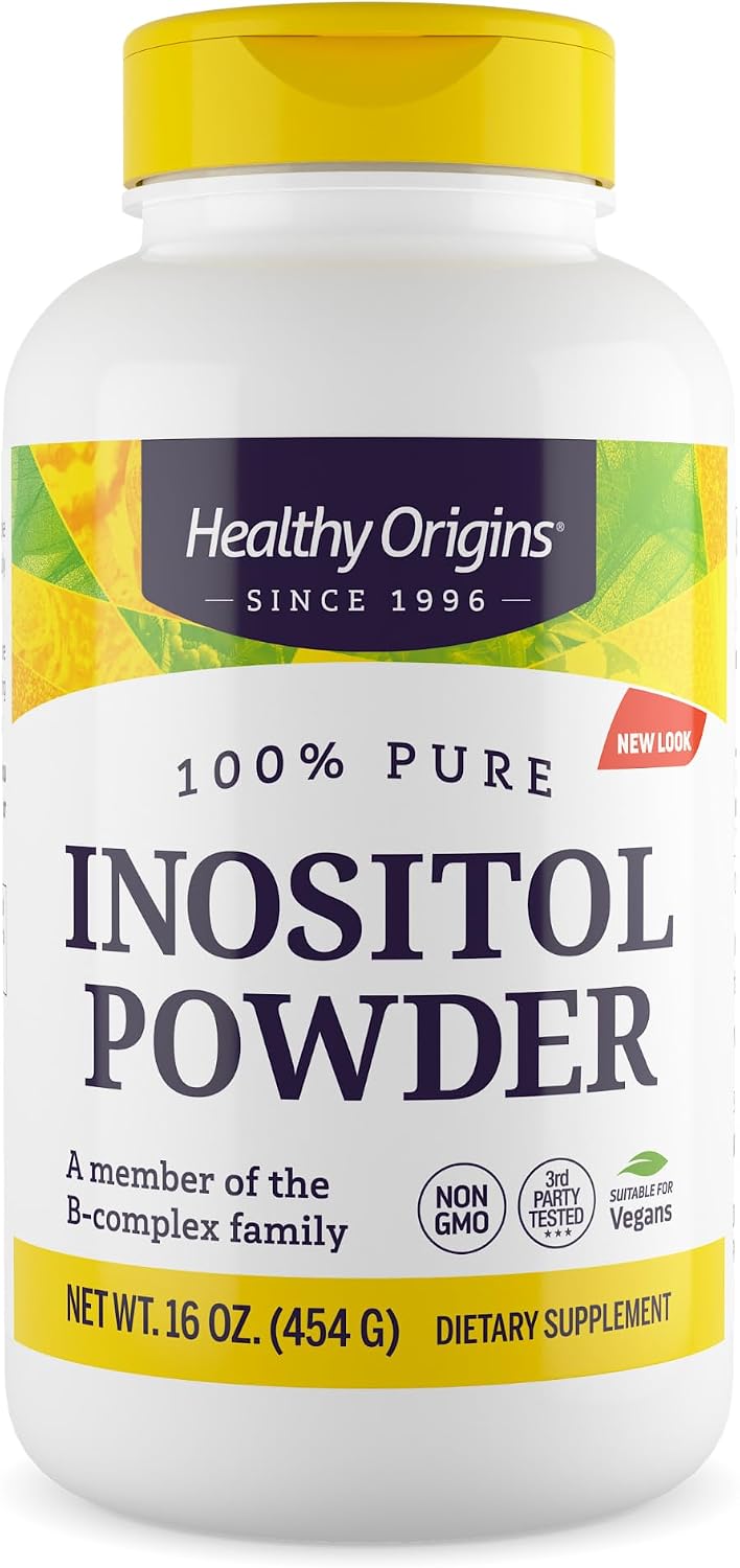 Healthy Origins Inositol Powder, 454 g - Vitamin B8 Supplement - görsel 1