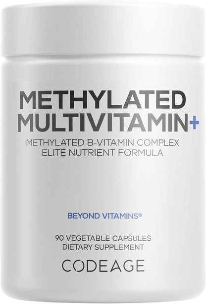 Codeage Methylated Multivitamin Supplement - – Energy production: B vitamins and CoQ10 play key roles in cellular – Image 1