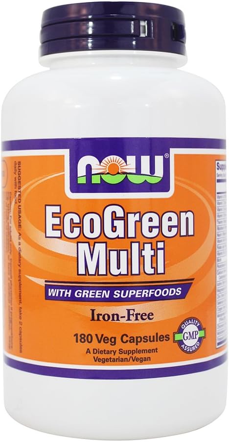 NOW Foods Multi Vitamin Iron-Free - 180 VegiCaps (Pack of 2) - görsel 5