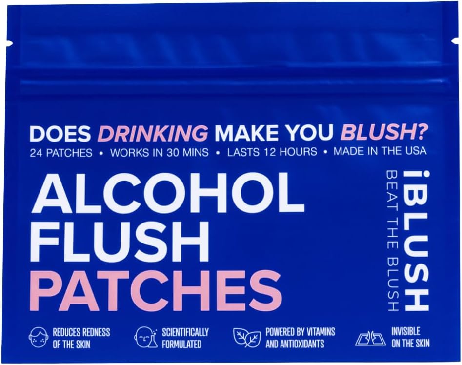 iBLUSH Alcohol Flush Patches – Discreet – Eases Discomfort: Many users report less itching, warmth, and nausea – Image 8
