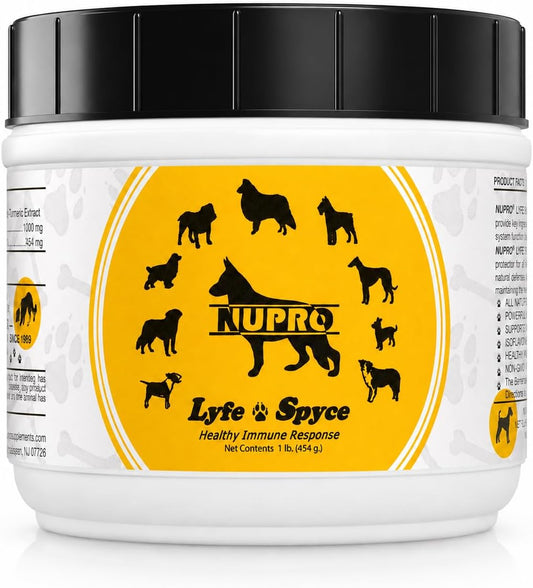 Nupro Lyfe Spyce Healthy Immune Response - Antioxidant Supplement for Dogs, 0.45 kg – Image 1
