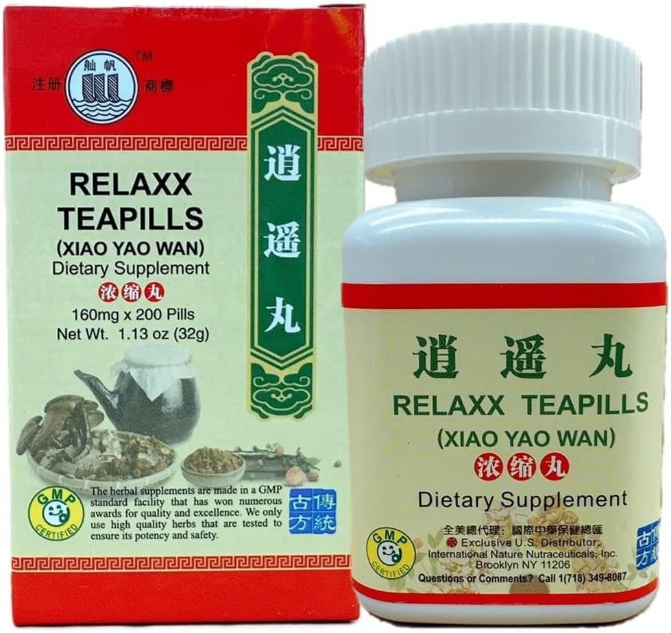 Relaxx Extract Teapill, Xiao Yao Wan Extra Concentrated (200 Pills) - 3 Bottles – Image 2