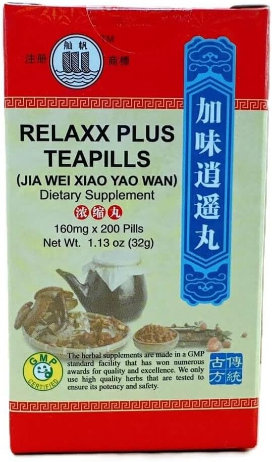 Jia Wei Xiao Yao Wan, Relaxx Plus Teapill Extra Concentrated (200 Tablets) – Image 5