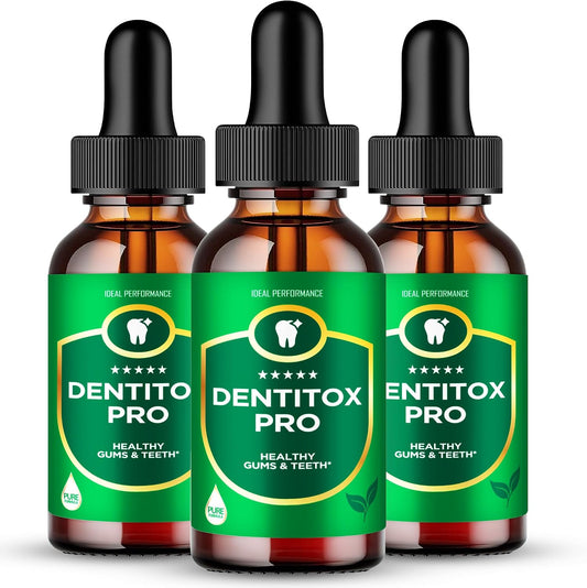 Dentitox Pro Drops - All-Natural Blend for Healthy Teeth and Gums (3 Pack) – Image 1