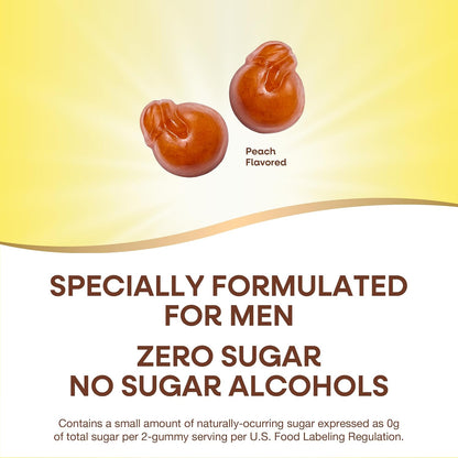 Nature's Way Alive! Zero Sugar Men's Gummy – Muscle function maintenance with vitamin D and zinc – Image 2
