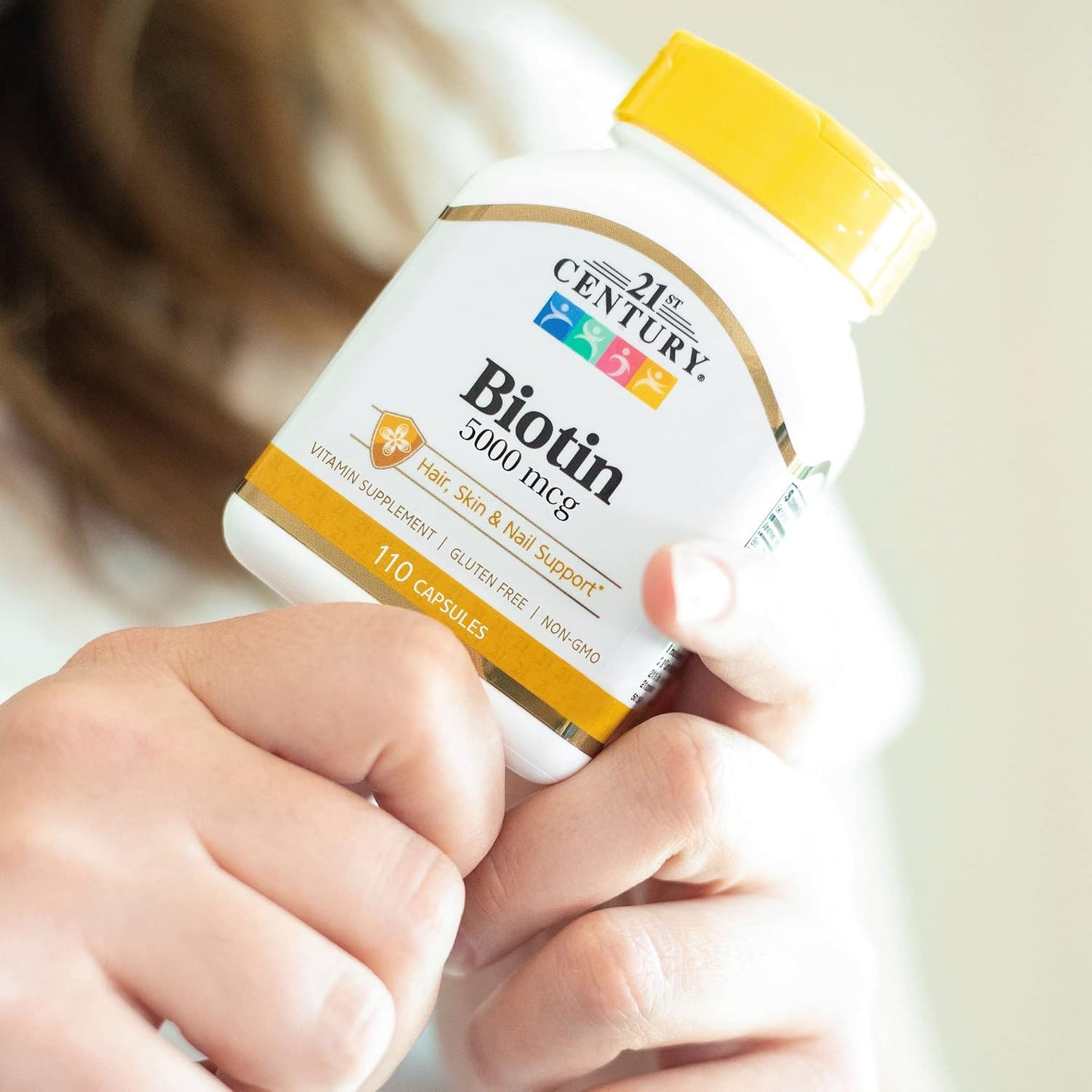 21st Century Biotin, 5,000 mcg, 110 Capsules - görsel 4