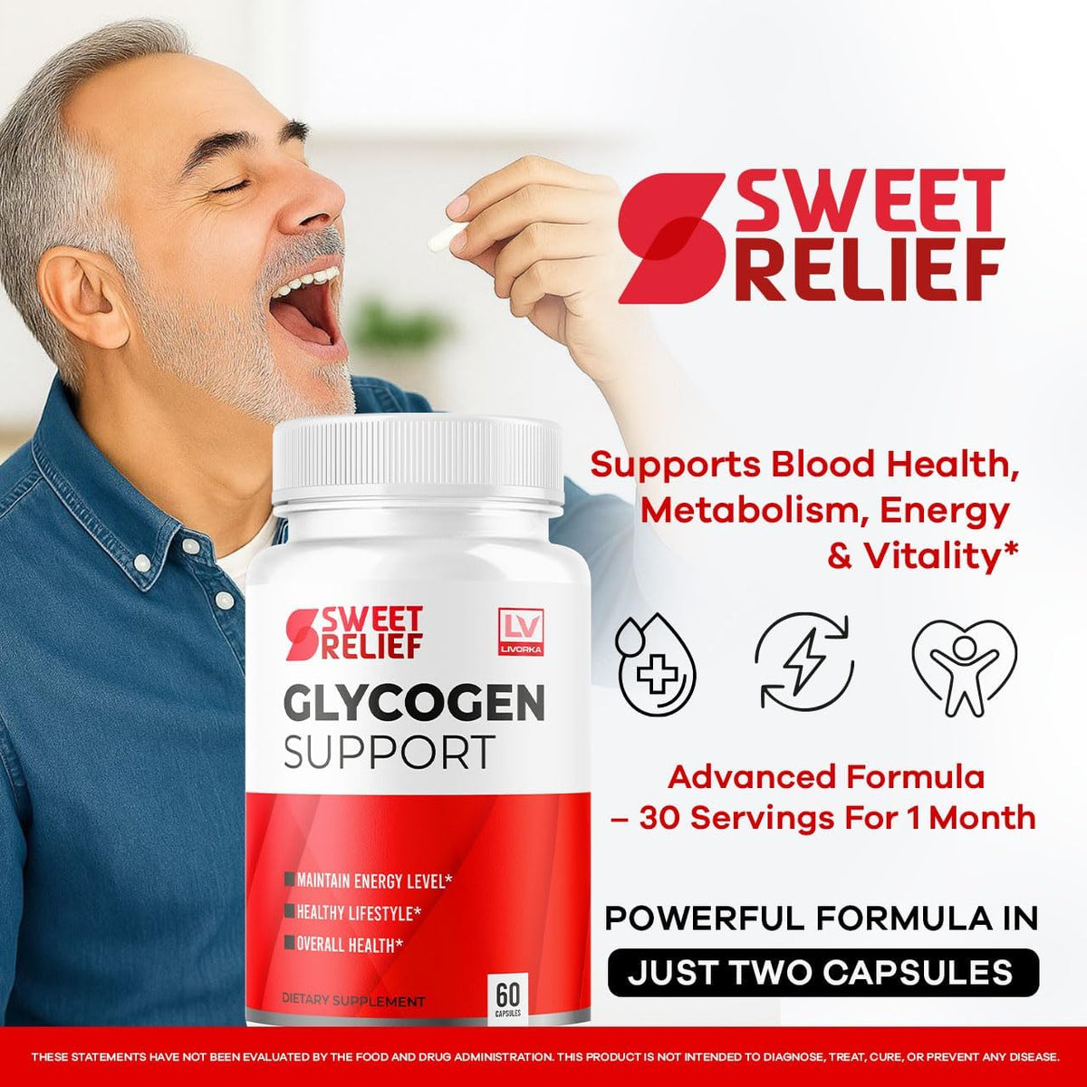 Sweet Relief Capsules (2 Pack) - 120 Count – Those looking to maintain healthy blood sugar levels already within – Image 2