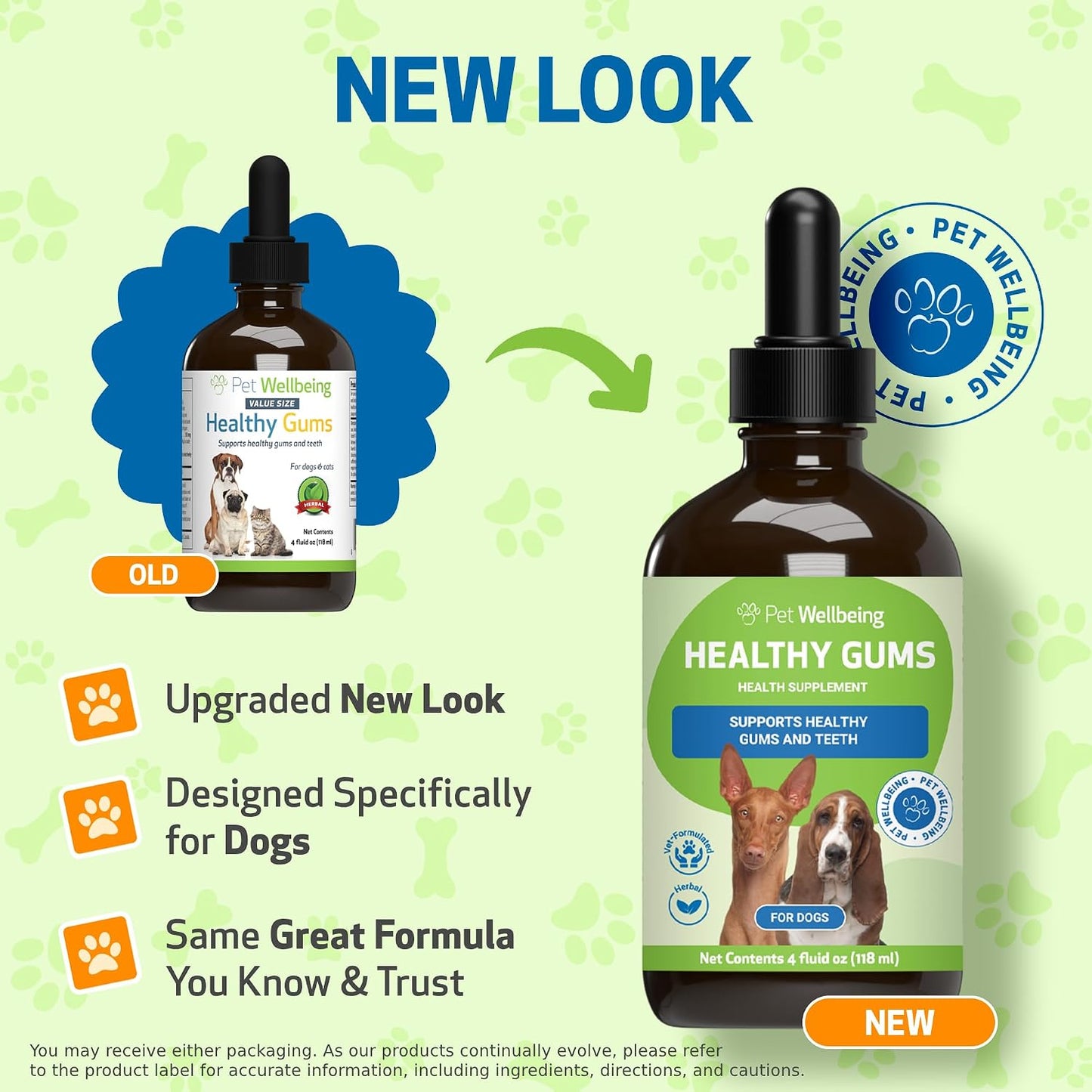 Pet Wellbeing Healthy Gums for Dogs - Topical Herbal Drops for Oral Care, 4 oz (118 mL) - görsel 2