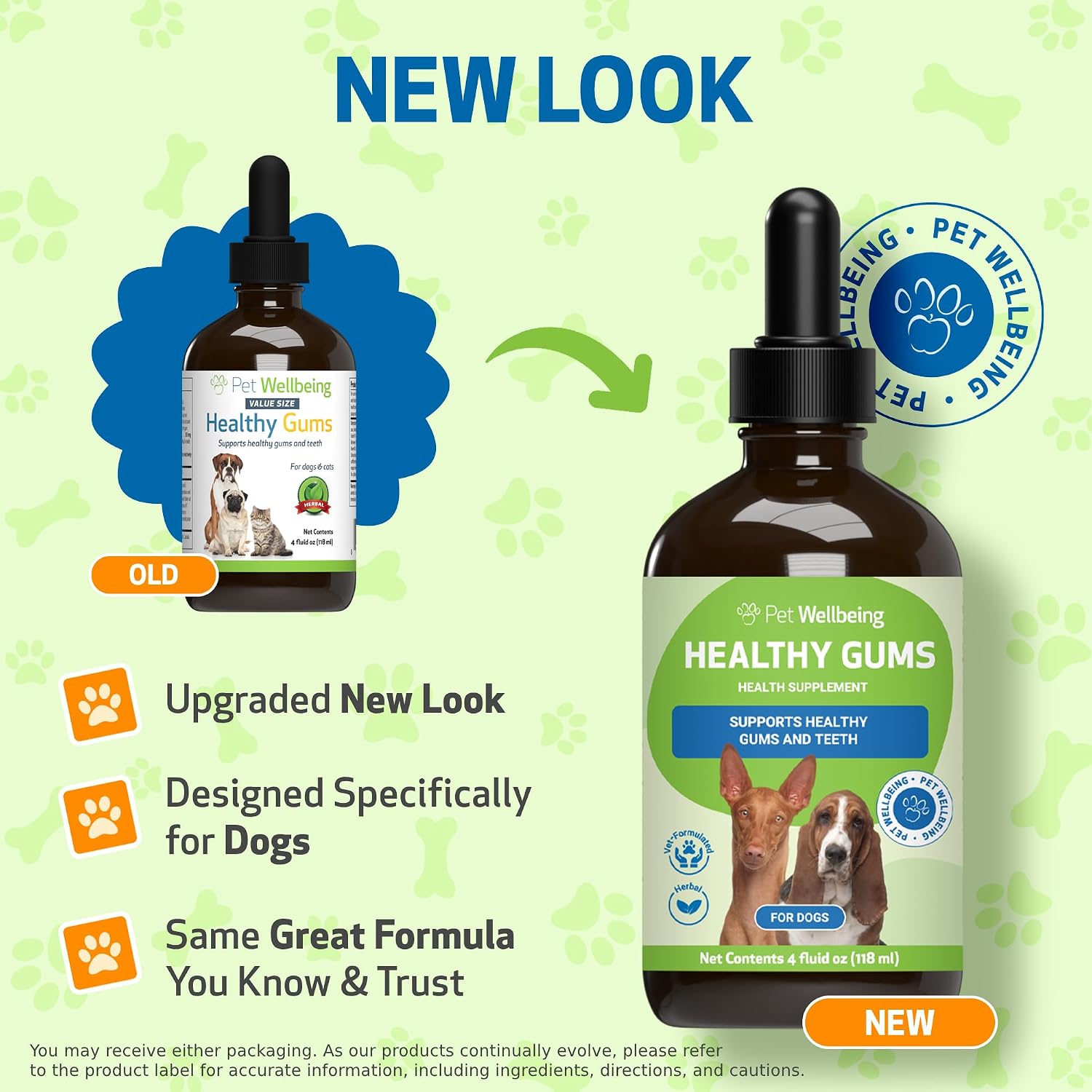 Pet Wellbeing Healthy Gums for Dogs - Topical Herbal Drops for Oral Care, 4 oz (118 mL) - görsel 2