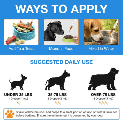 Kennel Cough Drops for Dogs – Natural Herbal Supplement for All Breeds & Sizes