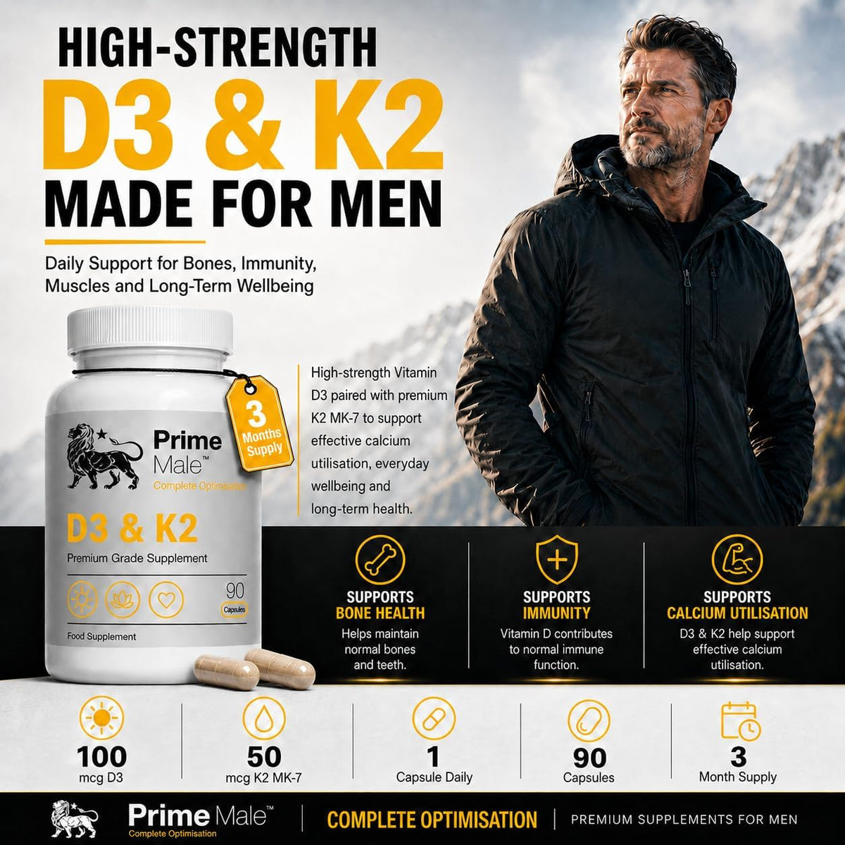 PRIME MALE D3 & K2 – Image 5