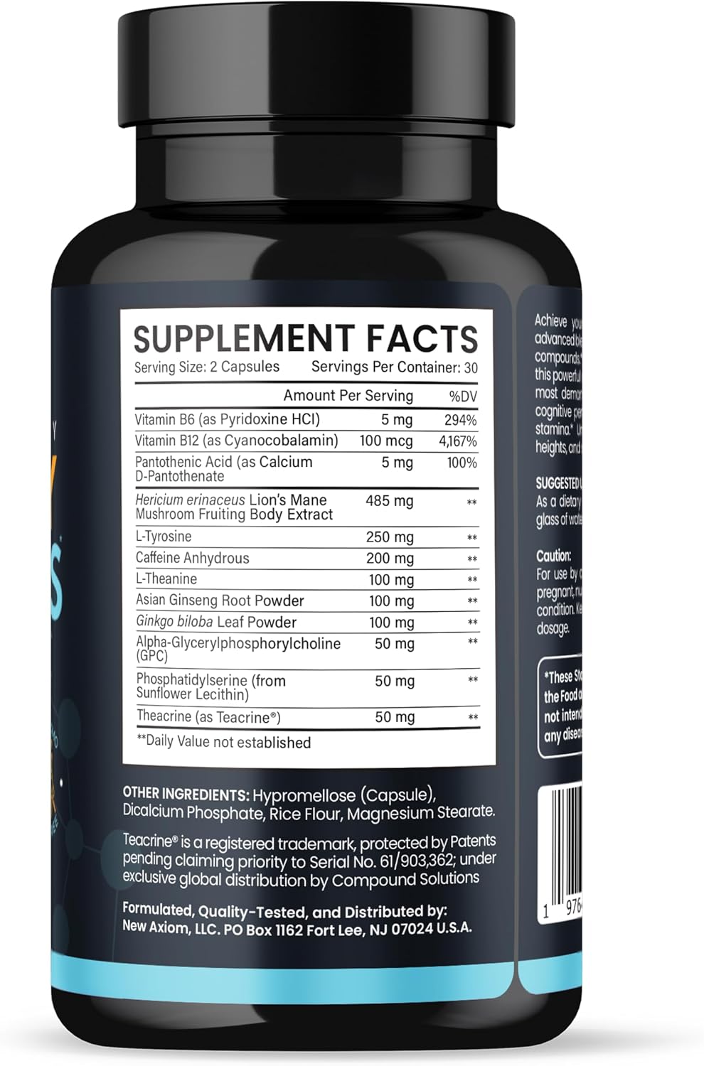 Energy and Focus - Extra Strength 200mg – Phosphatidylserine (50 mg): A phospholipid that may help manage cortisol – Image 7