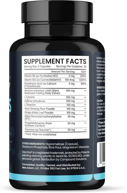 Energy and Focus - Extra Strength 200mg – Phosphatidylserine (50 mg): A phospholipid that may help manage cortisol – Image 7