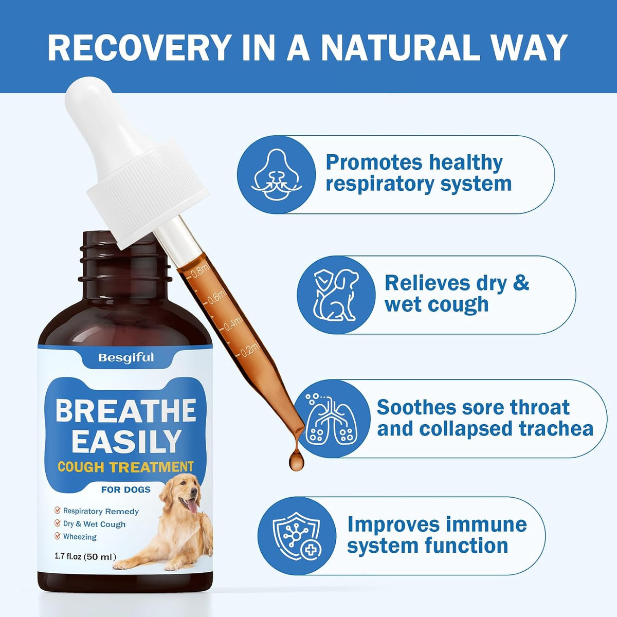 Besgiful Natural Herbal Trachea Support for – Soothes Throat Irritation: Marshmallow Root and Slippery Elm Bark – Image 2
