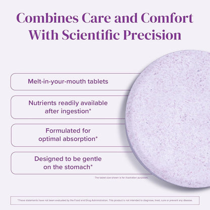 BariMelts Bariatric Multivitamin with Iron, 60 Fast-Dissolving Tablets, Natural Blueberry Flavour – 1 Month Supply – Image 4